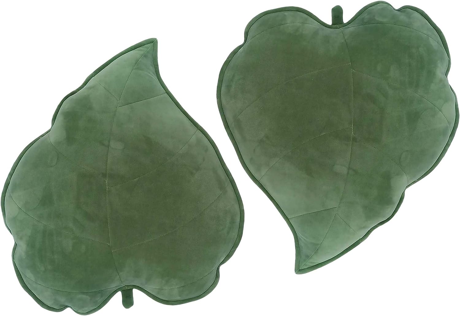 Cyprinus Carpio 3D Leaf Shape Household Pillow Cushion Sofa Lumbar Pillow Household Throw Pillow Decoration 20 * 20 Inch (Green2.0 SM-2Pack)
