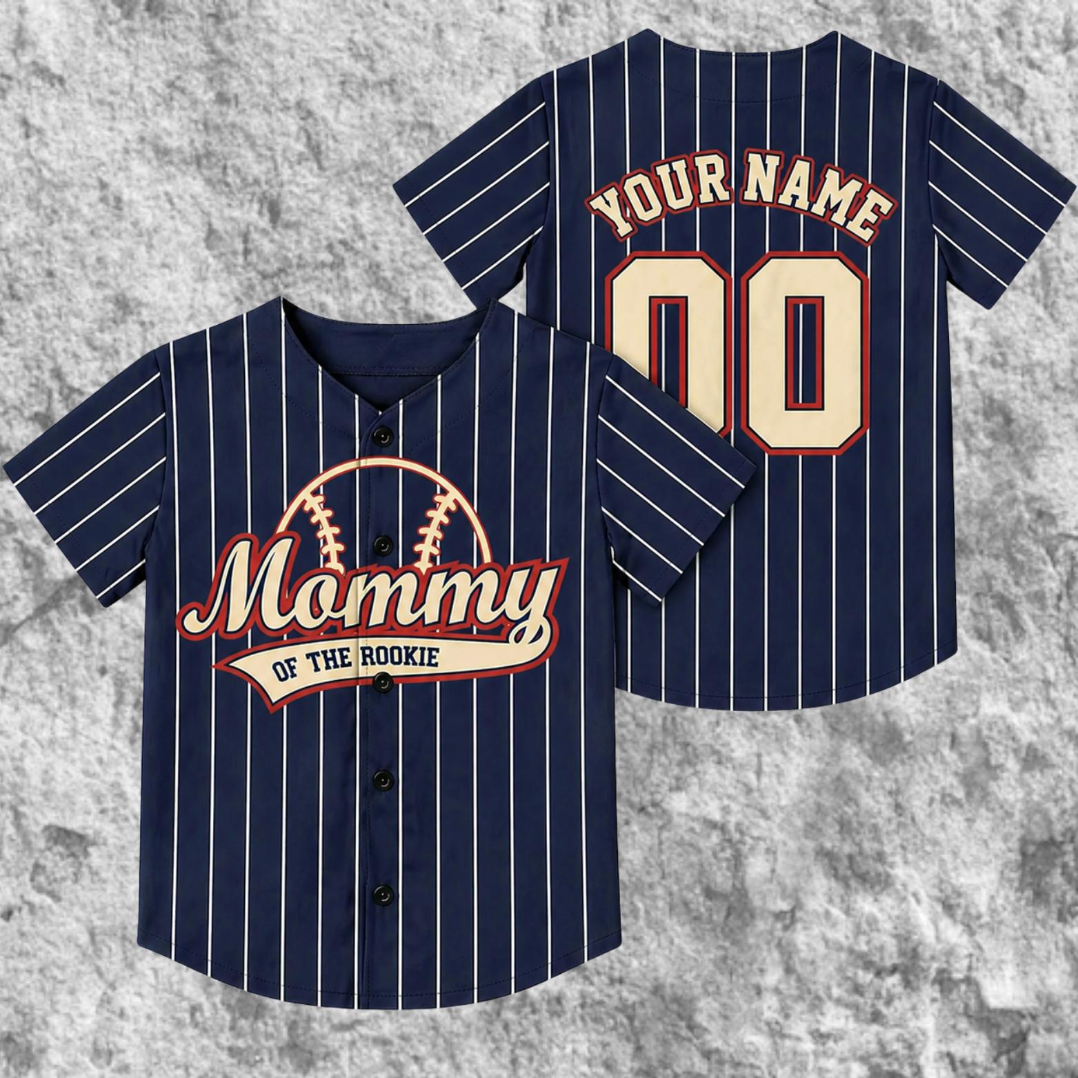 Personalized Rookie Family Baseball Jersey, Rookie of The Birthday Jersey Shirt, First Birthday Kids Toddler Shirt, Family Matching Shirt