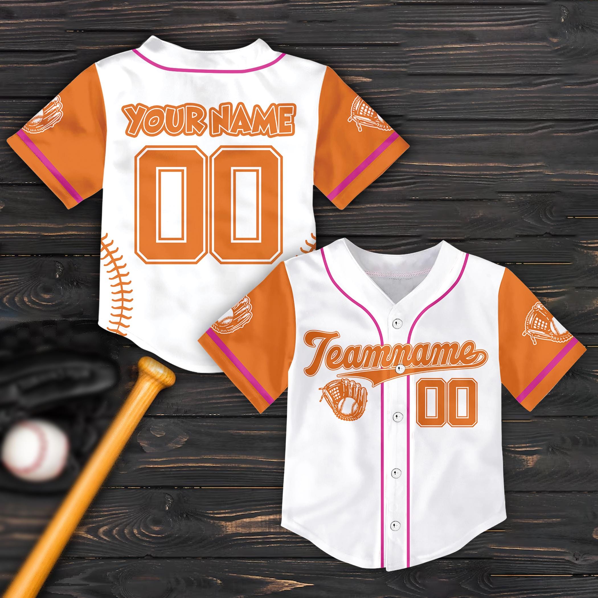 Custom Kid Baseball Jersey, Custom Name Number Youth Baseball Shirt, Kids Toddler Birthday Shirt, Baseball Fans Lovers Oufit